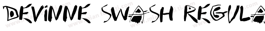 Devinne Swash Regula字体转换